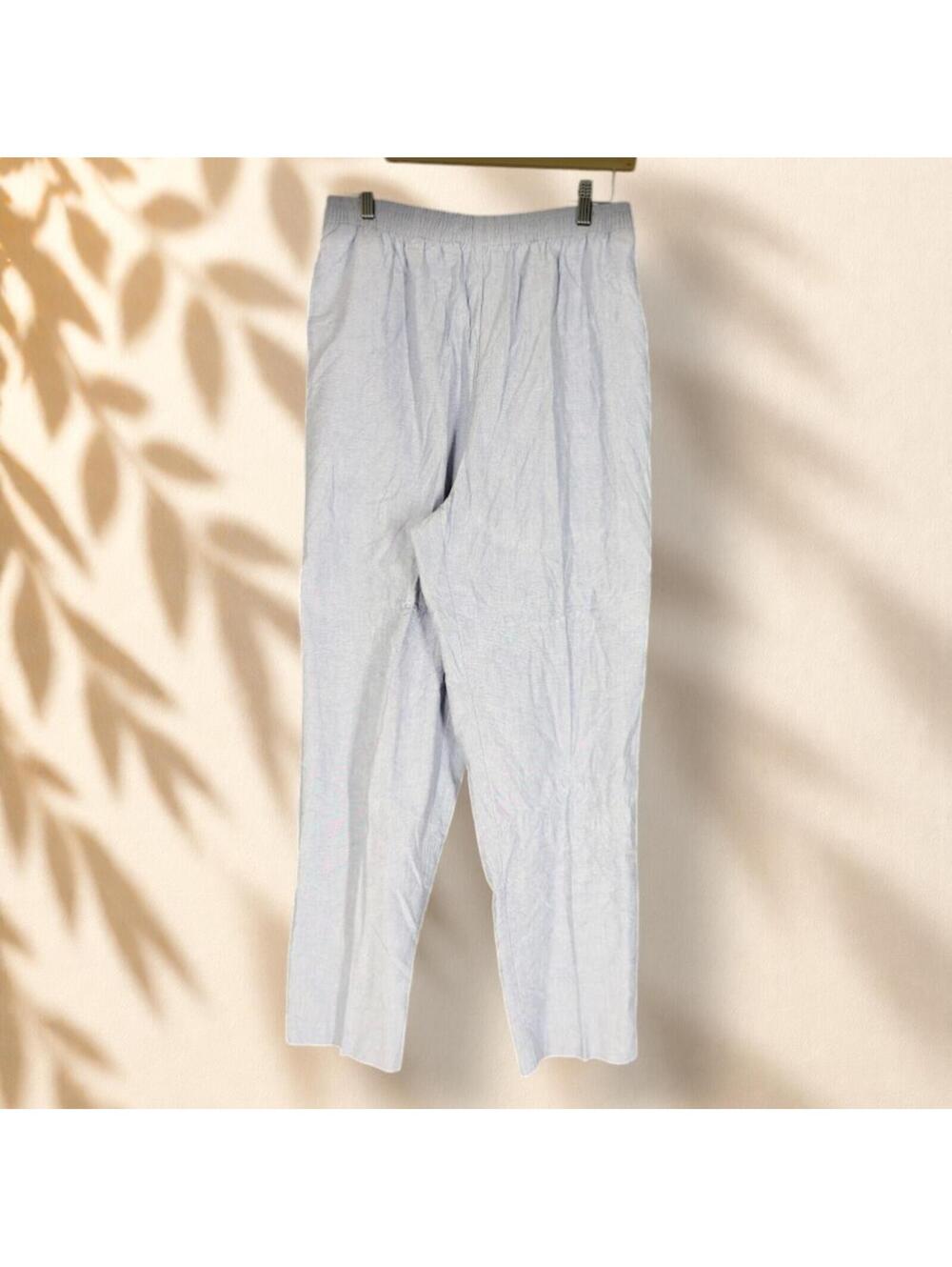 Alfred Dunner Jeans Women 12 Blue Denim Light Wash High Rise Pleated Straight